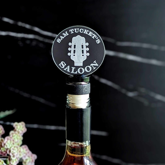 Personalized branded bottle stopper